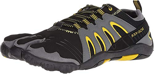 Body Glove Men's 3T Barefoot Warrior Water Shoe, Black/Yellow, 10