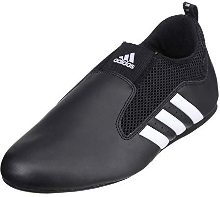 adidas Contestant Pro Ultralight Martial Arts Kung Fu Taekwondo Indoor Mat Training Shoes - Black White - Size 10.5 (285mm)