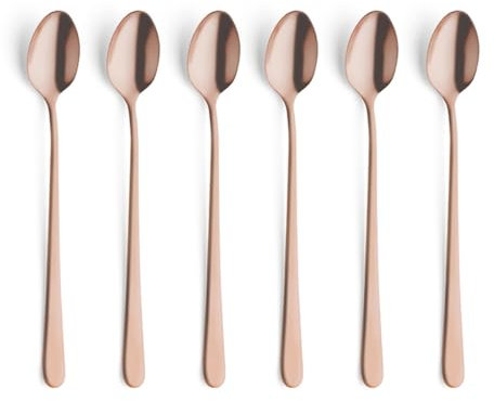 AMEFA Latte Macchiato Spoon, Stainless Steel, Copper, Lang