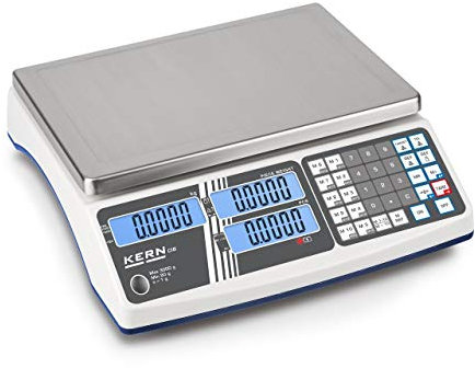 Kern & Sohn Zählwaage CUB 3K-4 (Wägebereich Max 3 kg, d=0,0002 kg, mit 3 Displays, Zählsummenspeicher, mit Arbeitsschutzhaube) CIB 3K-4