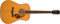 Fender PD-220E Dreadnought Akustikgitarre, Ovangkolgriffbrett, Natur, inklusive Hartschalenkoffer