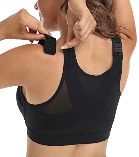 DotVol Soutien-Gorge Minimiseur pour Femme fermé Avant Dos Posture Correction sans Armatures sans Rembourrage sous-vêtements