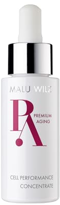 Malu Wilz Premium Aging Cell Performance Concentrate 30ml I Anti Aging Gel Konzentrat I Gründliche Gesichtspflege für die natürliche Hautregeneration