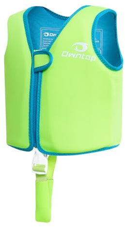 Owntop Gilet da Nuoto per Bambini - Giacca da Nuoto con Braghetta Regolabile | Giubbotto in Neoprene | Giubbotto Galleggiante Leggero | Per Bambini e Bambine 3-5 Anni