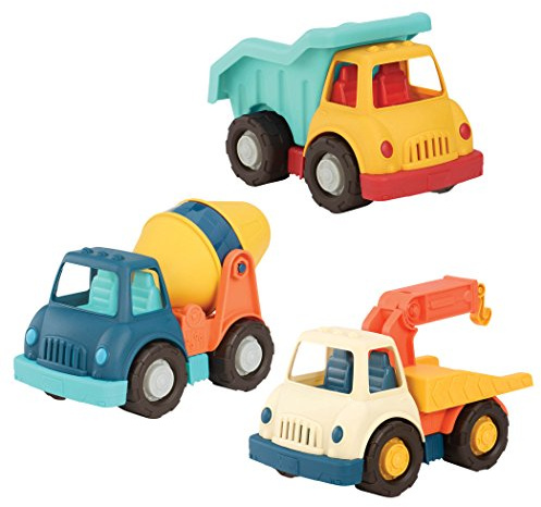 Battat Wonder Wheels by VE1039C1Z Dump, Tow & Cement Trucks Set