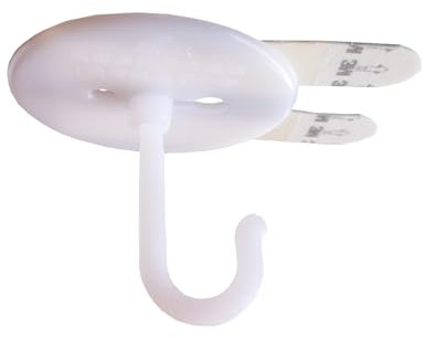 MOSQUITOHOUSE. Ganchos con tiras adhesivas resistentes para mosquiteras de viaje. Usos varios. (2)