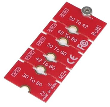 JMT NGFF NVME M2 M2PLUS 2230 a 2280 scheda adattatore 2230, 2242, 2260, 2280 trasferimento esteso sostituzione di dimensioni per M.2 U.2 M3 M.3 SSD (1 pezzo)