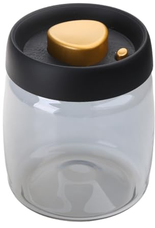alloneslife Barattolo da cucina in vetro Barattolo per caffè con coperchio ermetico Seal Contenitori per alimenti Vaso per contenitori ermetici per contenitori da cucina