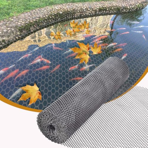 Skyddsnät för husdjur – 1,2 m x 18 m grått balkong- och trädgårdsnät 1,2 cm hål – perfekt för att förhindra djurförlust av fjäderfäodling och grönsaksträdgårdssäkerhet.
