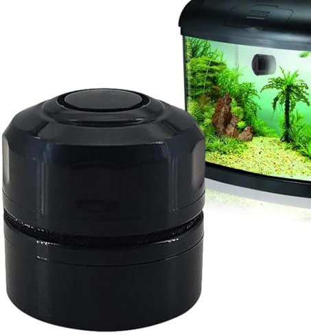 Magnetische Bürste für Aquarien, Glasreiniger, Algenschaber, Glasreiniger, Aquarium-Reinigungswerkzeuge mit Magnet, Fleckenschrubber, Aquarium-Reinigungswerkzeug für Glasfenster