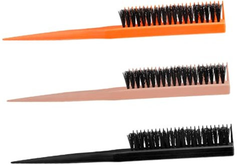 VALICLUD 3pezzi Spazzola Setole Naturali Per Pettine Per Styling Dei Pettine Per Punta Morbida Resistente e Anti-attrito Per Quotidiano e