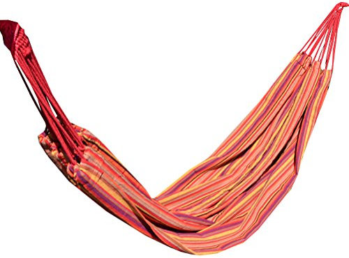 Style home Hängematte 210 x 150cm /Belastbarkeit bis 210 kg Bunt Mehrpersonen Familienhängematte Atmungsaktive Hängeliege Outdoor/Indoor HM-06-210150