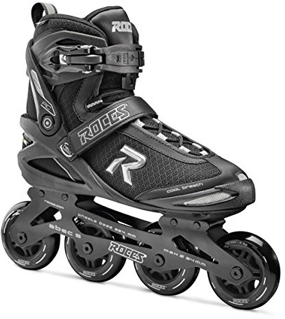 Roces Erwachsene Inline Skates PIC, Black/Silver, 48, 400795-002