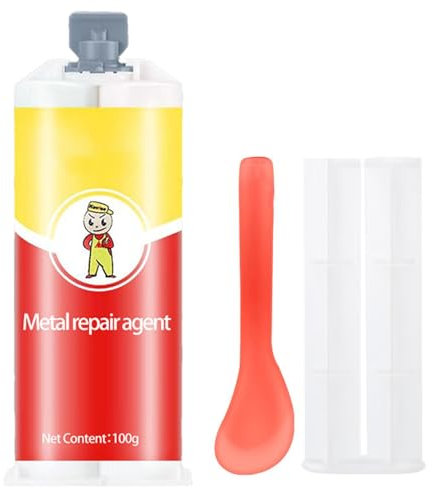 Xvilmaun Metal Repair Super Adhesion - Pegamento metálico extrafuerte 100 g +B, potente superadhesivo para electrodomésticos de acero, componentes electrónicos, acrílico, madera, cerámica