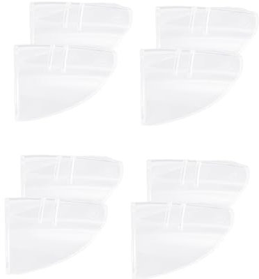 Hoement Schutzbrillenschutz 4er-Pack Brillenflügel Seitenschutz für ES-Sicherheitsbrillen Schutz Bequeme Passform