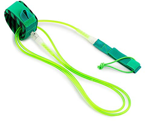 Leash da surf Corde per gambe di surfboard Rotazione in acciaio liscia TPU 7mm Polsino imbottito Cinta fissaggio Fisso facilmente e paddleboard