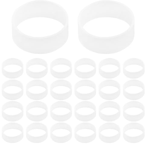 Tofficu Bridas Reutilizables de Silicona Color 12 Mm X 4 Mm X 0,6 Mm, 500 Piezas, Bandas Elásticas para Organizar Cables Electrónicos, Ajustables para Oficina, Hogar y Viajes