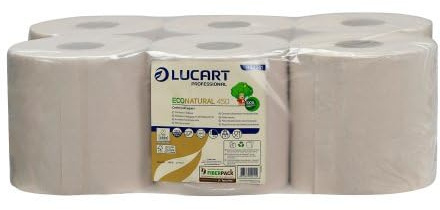 Lucart Professional EcoNatural 450 lingettes nettoyantes - Bobines d'essuyage-79388231