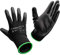 ASPRO Arbeitshandschuhe 10 Paar Größe 10 (XL)- Gartenhandschuhe-Schwarze Nylon-Handschuhe mit PU-Beschichtung für Bauarbeiter, Gärtner, Mechaniker, Bauarbeiter, Lagerarbeiter etc.
