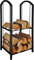 Spetebo Kaminholzhalter ca. 74 cm - Metall Kamin Holz Halter Regal Korb Ablage Brennholz Feuerholz