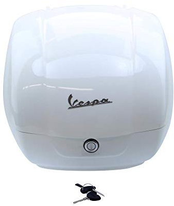 Citomerx Original Topcase 36 Liter kompatibel mit Vespa GTS super 125 150 300 Weiss Innocenza 544 Artikelnummer CM273354