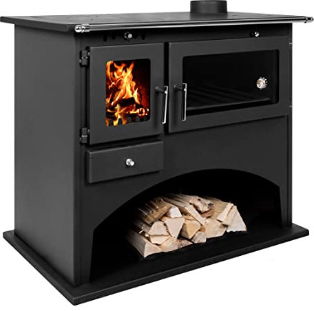 10,5 kW Küchenofen Bruno Cook 300 - Mit drei Kochzonen & großzügigem Backfach