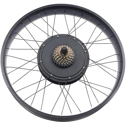 26 tums elcykelmotor 48 V 1 500 W bakhjul kit konverteringsmotorsats (utom batteri)