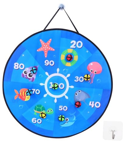 ABOOFAN Diana Infantil Doble Cara con Bolas Adhesivas para Interior y Exterior Tablero Plegable para Fiestas y Actividades Familiares