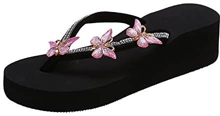 Generisch Zapatillas de casa para mujer, hombre, pantuflas para invitados, piel de cordero, pantuflas de fieltro, Rosa., 39 EU