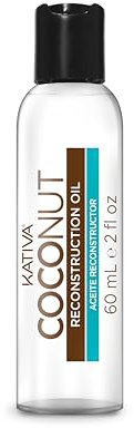 KATIVA Coconut Reconstruction Oil 60 mL – Reparierendes Haaröl – Kokosöl, Retinol & Mandelöl – Reparatur, Schutz & Glanz