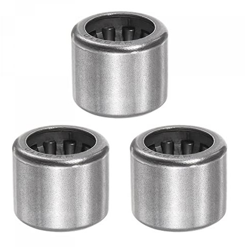 sourcing map 3Stk HK0810 Nadellager 8mm 12mm 10mm Chromstahl Öffnungsende für Schaltgetriebe