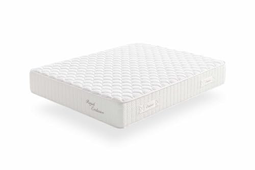 Moonia | Royal Multizone Matratze | 27 cm Dicke | Pressure Care System | Viscosoft-Schaum + Biotherm-Fasern: 5 cm | DuoSystem Festigkeit H2-H3 | Air Sense System | 90X200