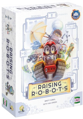 Spiel DAS!, Raising Robots, Strategiespiel für Science-Fiction-Fans, Strategie und Kreativität vereint, Perfekt für spannende Abende, Für 1–6 Spieler ab 14