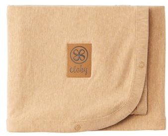 Cloby CBY-UVB-BM multifunktionale Babydecke mit UV-Schutz (UPF 50+) - Beige Melange
