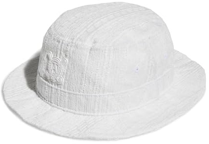 adidas Women's Womens Boucle Bucket HAT, White, S-M