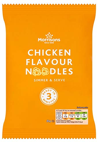 Morrisons Instant Chicken Flavour Noodles 85 g x 14