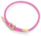 H Bracelet Femme en Acier Titane Bijou Réglable Personnalisé pour les Femmes, les Amoureux, les amis et la Famille (Rose)