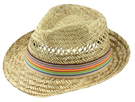 Scheibler Workwear – Strohhut Basti Kinder – klassischer Kinderhut aus Stroh – Sonnenhut für den Sommer (Einheitsgröße | Beige)