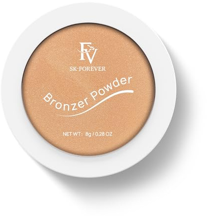FV Bronzer Polvos Larga Duración, Ligero & Impermeable, Polvos Bronceadores Con Efecto Radiant, Bronceador ligero sin talco, Light Bronzer, 8g