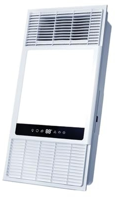 cfycfy987 Ventilation Fan Bathroom Heater Integrated Ceiling Bathroom Multi-Function Exhaust Fan Lighting Warm Air Machine Bathroom Fan Extractor