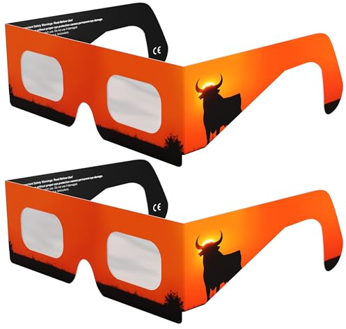 Absolute Eclipse Solförmörkelseglasögon – CE & ISO 12312-2 certifierade – AAS rekommenderad leverantör – EU-tillverkare – säkert ögonskydd för 12 augusti 2026 förmörkelse – klassrum och evenemang