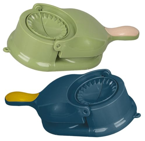 ELEOUTI Moldes Manuales de Pp y Grosor Uniforme Operación Simple para Hacer Empanadillas de Masa Hervida, 2 Piezas para Cocina Doméstica