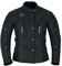 RS Giacca Moto Donna Tessile Inverno Impermeabile Con (CE) Protezioni, Nero , XS