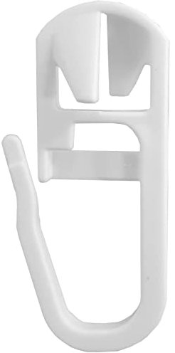 Bestgoodies 100x Klickgleiter Vorhanggleiter für Kunststoff-Gardinen- & Innenlaufschienen - 100% Kunststoff - Faltenleghaken in versch. Ausführungen