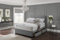 SANA SLEEP Premium Plain Fabric Divan Bed Set With Mattress, 2 Drawers (Same Side) and Headboard 3FT Single - Sierra Shark Grey