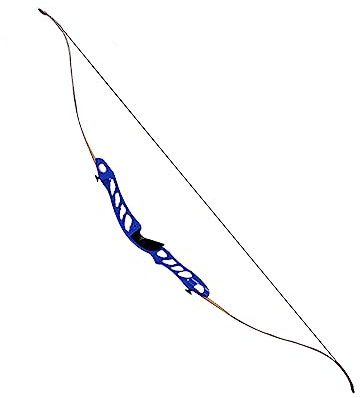 ACCMOS 68 Arco Ricurvo per Adulti Giovani Tiro con L'arco Metallo Riser 18 20 22 26 30 34 38 lbs Mano Destra Pratica Archi da Competizione (Blue 22lbs)