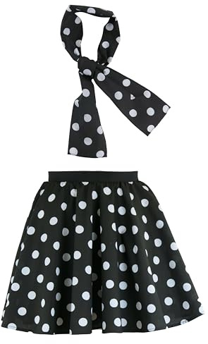 Brigitta Girls Polka Skirt and Scarf