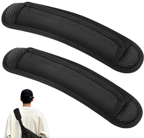 HOTUT 2 pièces Épaulière Universelle avec Coussin Ultra épais, Coussinets D'épaule pour Sac à Dos, Coussinets de Protection Amovibles pour Sac à Bagages, Sac à Bandoulière, Antidérapant et Respirant