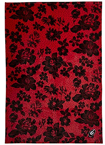 Vera Bradley Women's Collegiate Plush Xl Throw Blanket (Multiple Teams Available), University of Georgia Red/Black Rain Garden, One Size