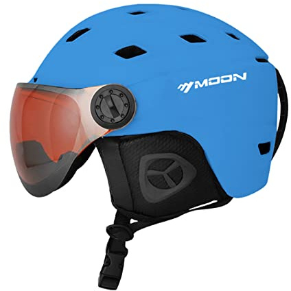 Lixada Casque de ski In-Mold Casque de snowboard avec lunettes pour homme et femme